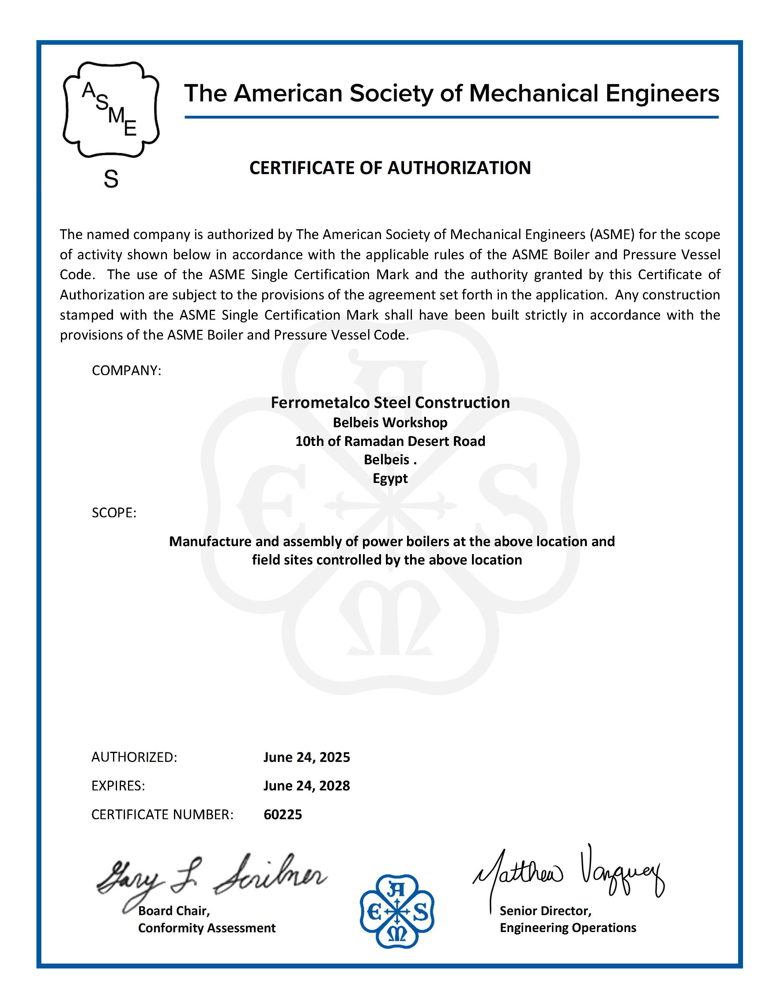 Manufacture and Assembly of Power Boilers